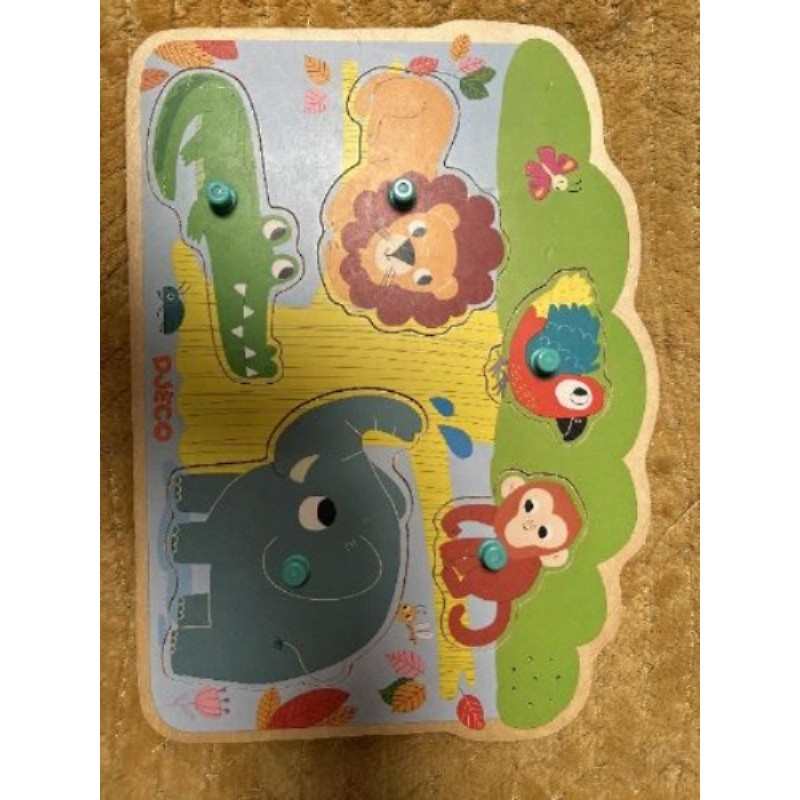 Puzzle bois Djecco interactif (son animaux)