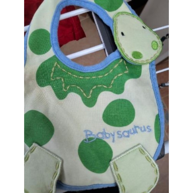 Bavoir bébé dinosaure 