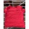 T shirt bébé fille rouge Kiabi 12 mois manches courtes 