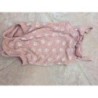 Body bretelles bébé fille 12 mois rose motif coquillages