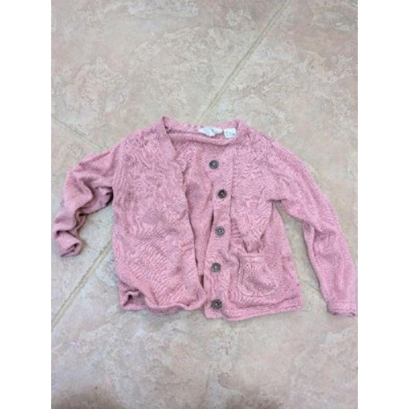Gilet rose bébé fille 6/12 mois 