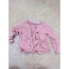 Gilet rose bébé fille 6/12 mois 