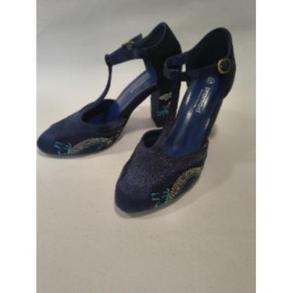 Chaussure coloris bleu...