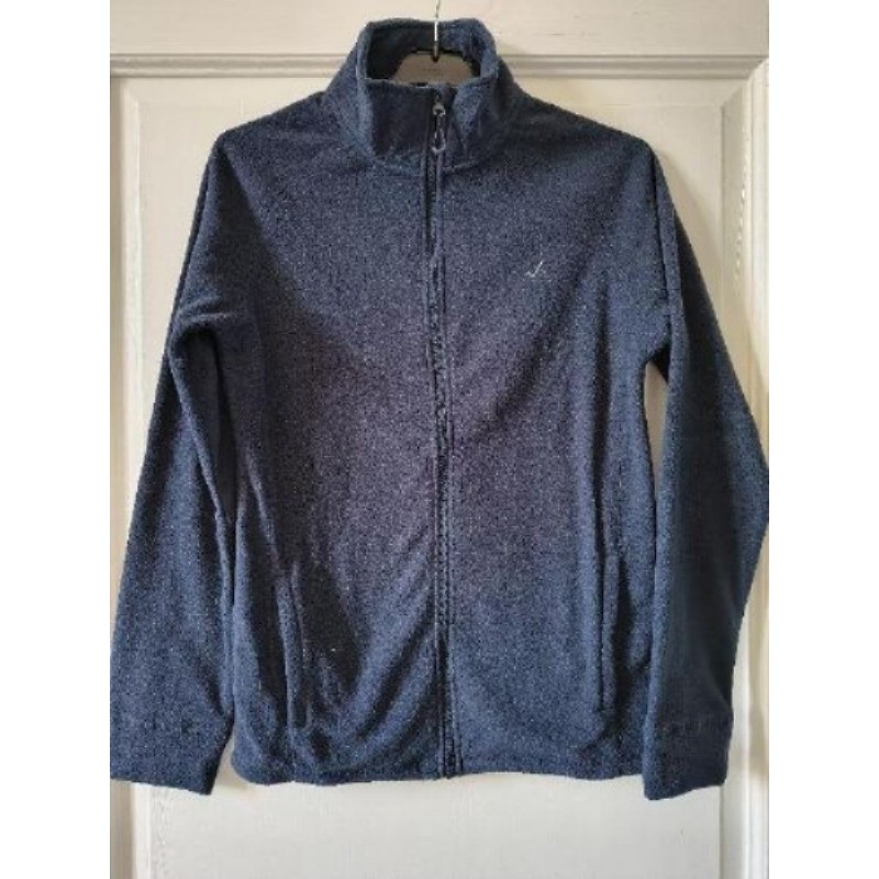 Sweat polaire zippé marine avec poches.T.S