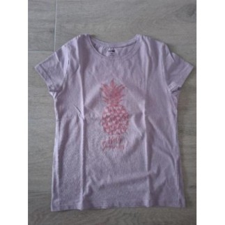 Tee-shirt mauve avec ananas...