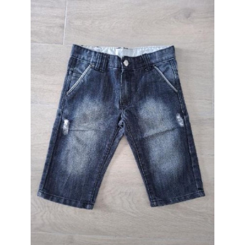 Short en jeans bleu effet usé 10ans