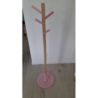 Porte marteaux rose et bois...