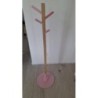 Porte marteaux rose et bois Verbaudet 
