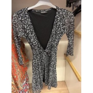 Robe bleue marine TALLY...