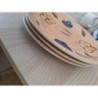 3 gdes  assiettes pour Four