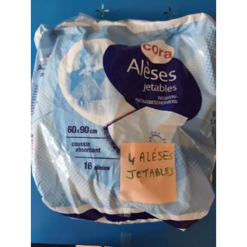 Lot de 4 alèses jetable 