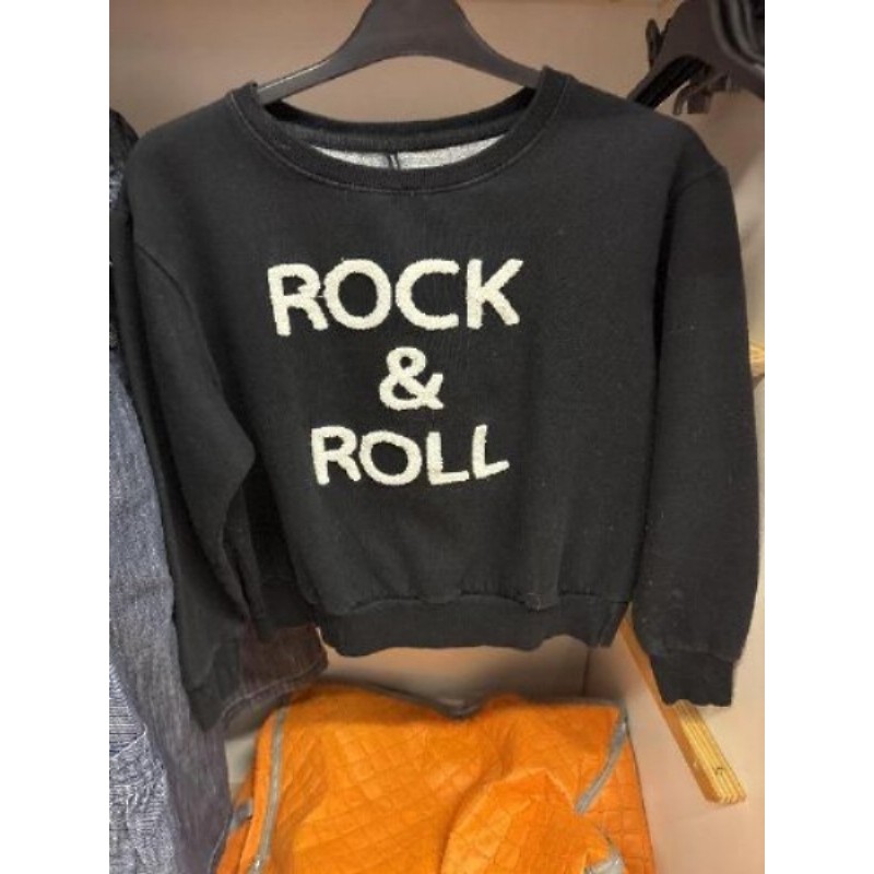 Sweat-shirt noir Rock And Roll taille L 