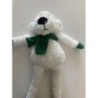 Peluche ours blanc/vert Courtepaille