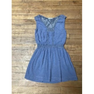 Robe bleu lavande Mango XS