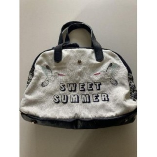 Sac blanc/argenté/marine IKKS