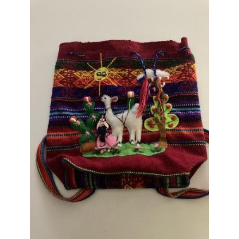 Sac à dos enfant tissu péruvien