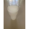 Gobelet en plastique blanc 