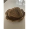 Chapeau cloche paille 8/12 ans