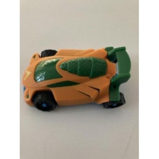 Voiture orange /verte roues...