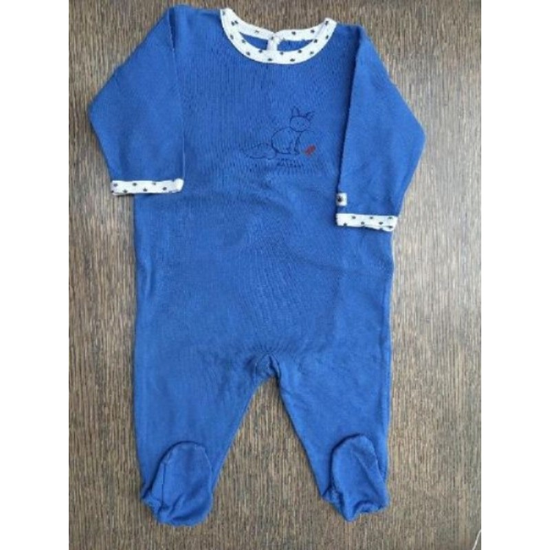 Pyjama petit bateau bleu 3 mois garcon