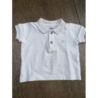 Polo blanc Petit Bateau 6...