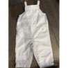 Salopette blanche été Petit bateau 6 mois garcon