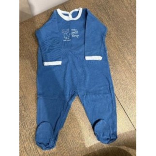 Pyjama coton bleu Petit...