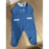 Pyjama coton bleu Petit Bateau 6 mois garcon