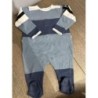 Pyjama grenouillère bleu Le phare de la Baleine 12 mois garçon 