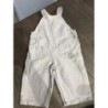 Salopette longue été Obaibi beige 12 mois garcon