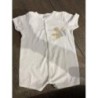 Combinaison courte blanche coton Petit Bateau 12 mois garcon