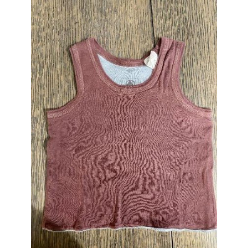 Débardeur Petit Bateau rose foncé 12 mois