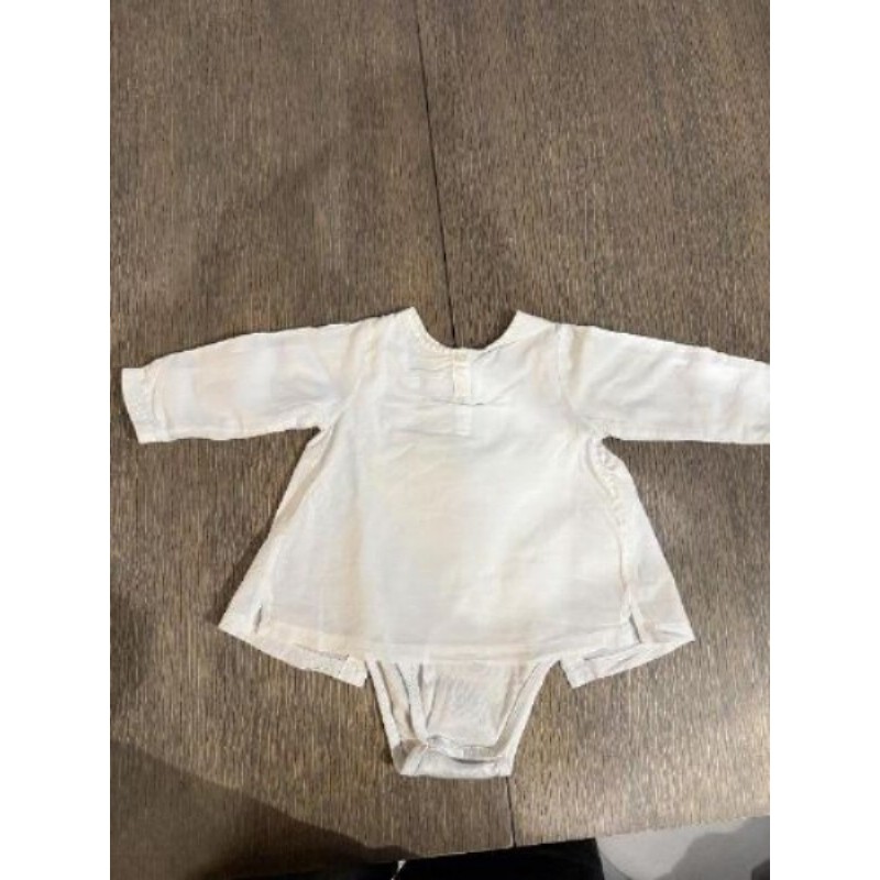 Chemise body blanche Boutchou 12 mois garçon
