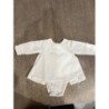 Chemise body blanche Boutchou 12 mois garçon