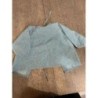 Blouse bleue à motifs geometriques Petit Pan 12 mois