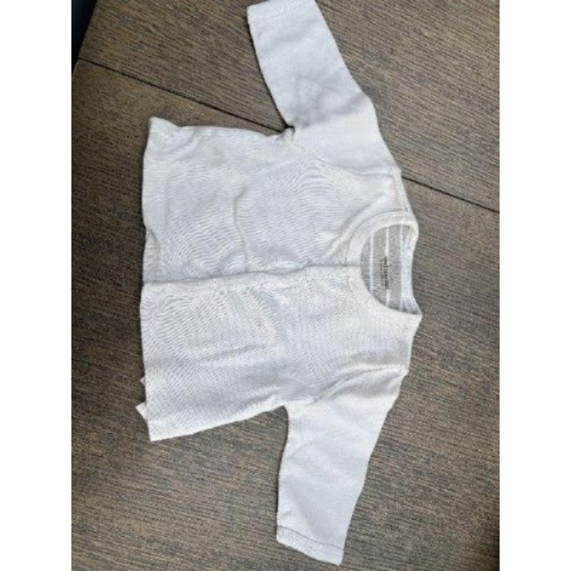 Gilet coton blanc Verbaudet 3 mois