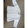 Gilet coton blanc Verbaudet 3 mois