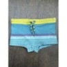 Maillot de bain bleu et jaune DPAM garçon 2-3 ans
