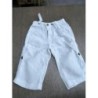 Pantalon blanc en lin Boutchou garçon 9 mois