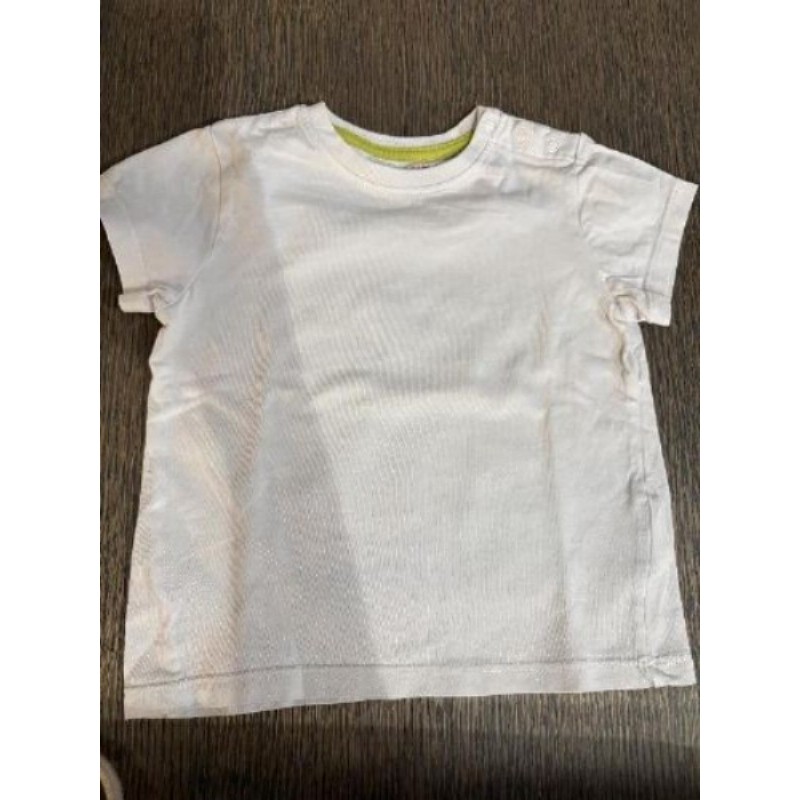T-shirt manches courtes blanc DPAM 18 mois