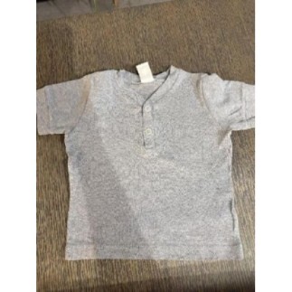 T-shirt gris manches...