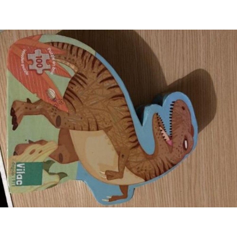 Puzzle dinosaure Vilac 100 pièces (5-8 ans) parfait état 
