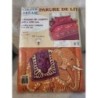parure de lit style Indie 240X200 NEUVE (couleur orange et rouge)