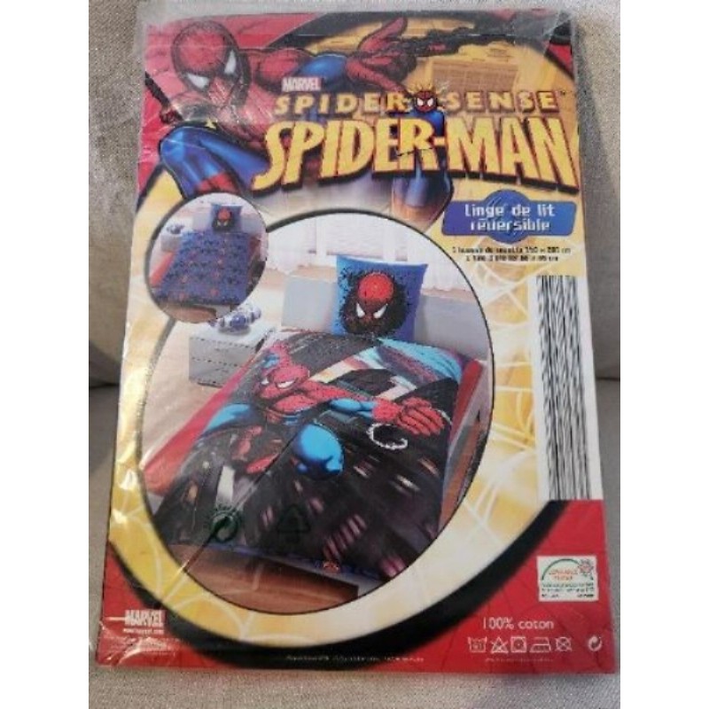 Parure de lit pour enfant SPIDERMAN 140x200- NEUVE 