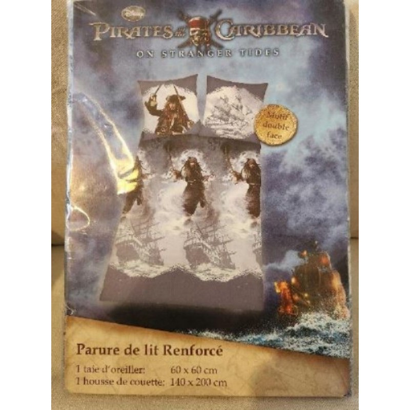 Parure de lit pour enfant Disney- Pirate des Caraibes  140x 200 NEUVE