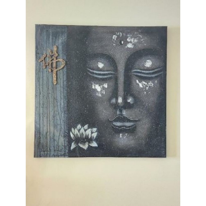Tableau Bouddha Zen 70x70