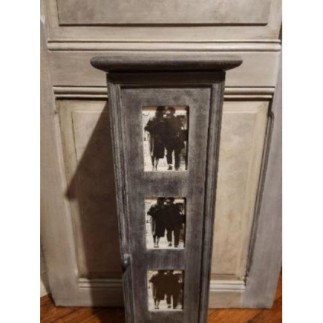 Meuble Colonne Gris 78 cm...