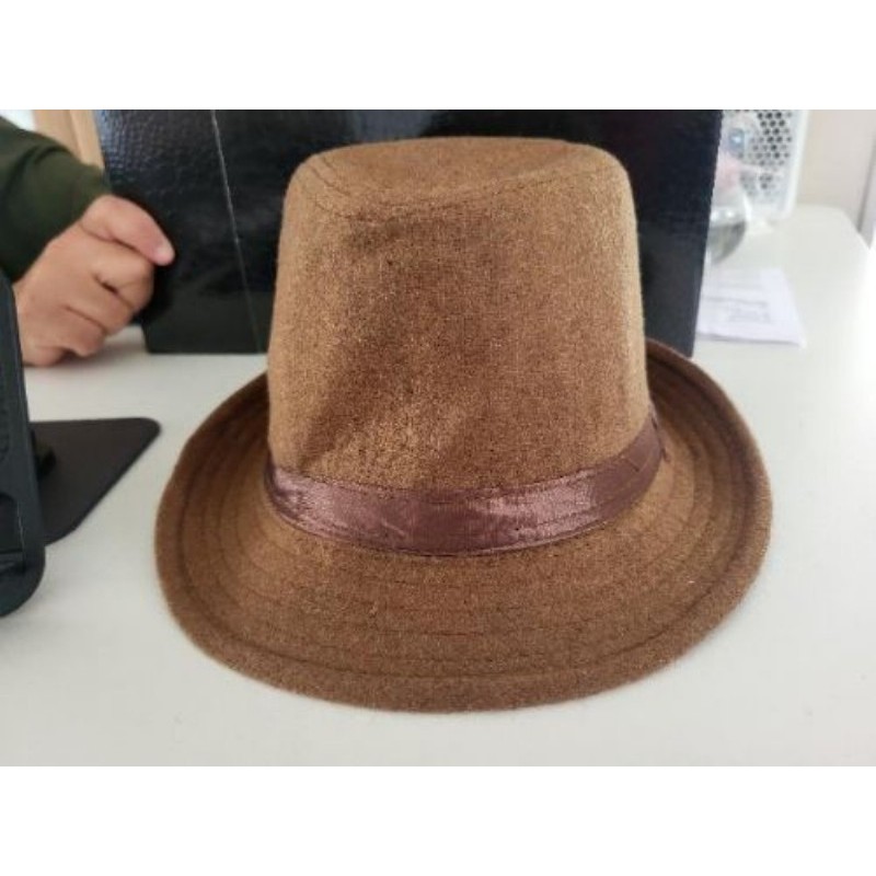 Chapeau homme marron
