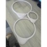 ?Lot de 3 couvercles plats transparents avec poignée silicone