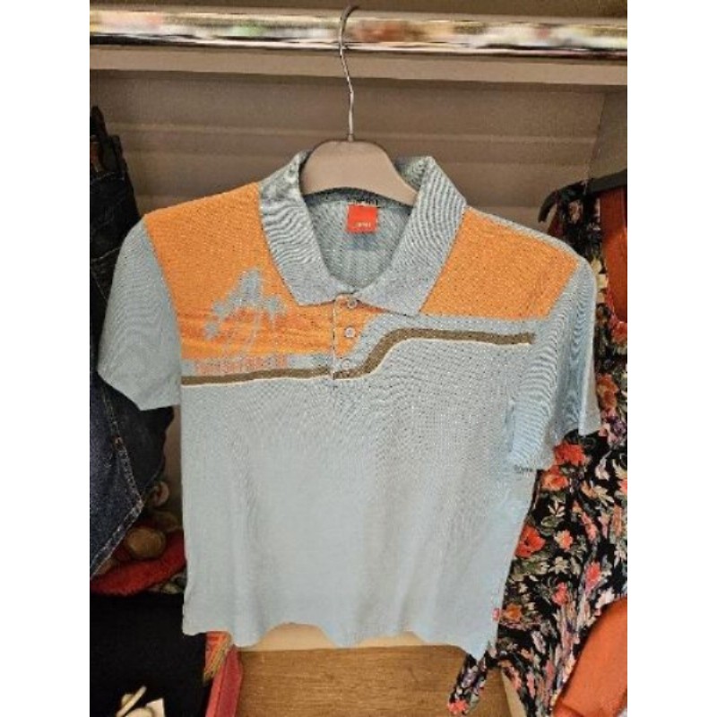 Polo homme bleu et orange Esprit T.M